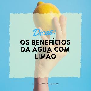 Os benefícios da água com limão 🍋