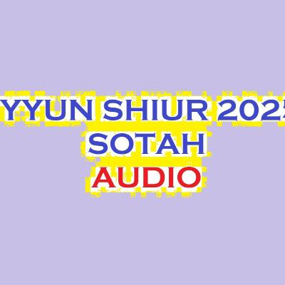 SOTAH 2025 Iyyun Shiur #1 VIDEO