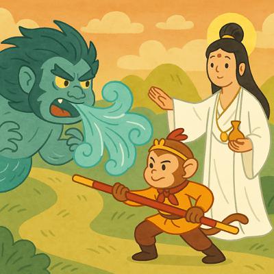 EP21 大聖遇到風怪，神仙來幫忙