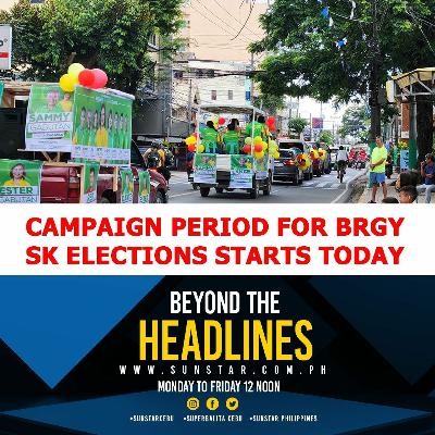 Campaign period for BSKE polls kicks off (Oct. 19, 2023)
