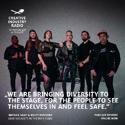 #011 Becky Fontaine & Nathan Gray of The Iron Roses on their new album, self acceptance, radical openness and healing