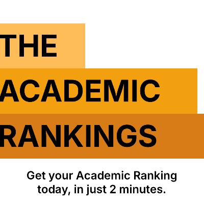 Your Academic Ranking - get it now!