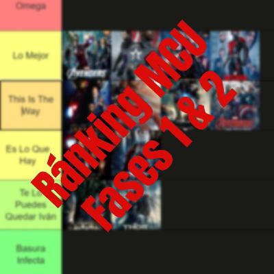 MSN T6E8 - Ránking: UCM Fases 1 & 2