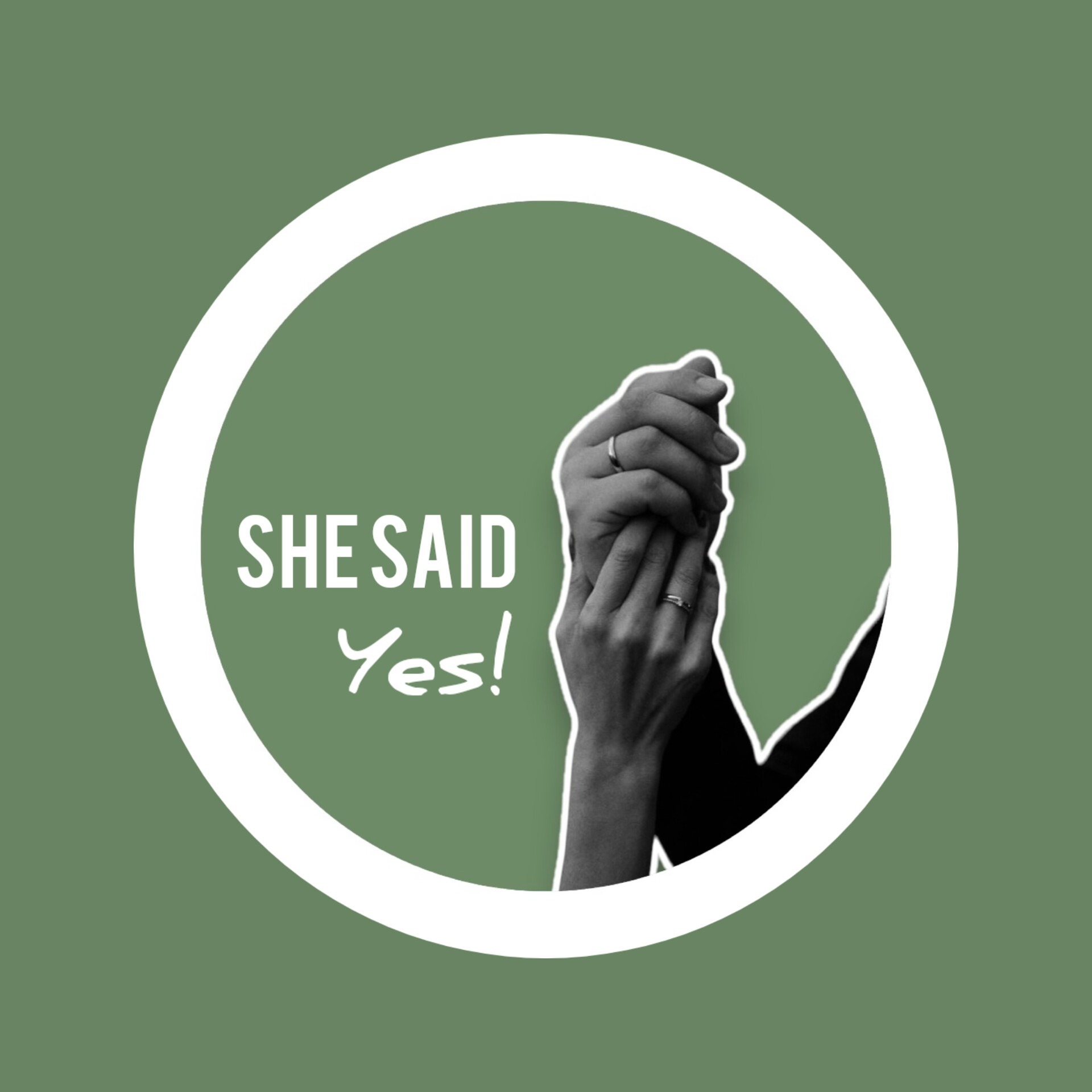 She said yes!