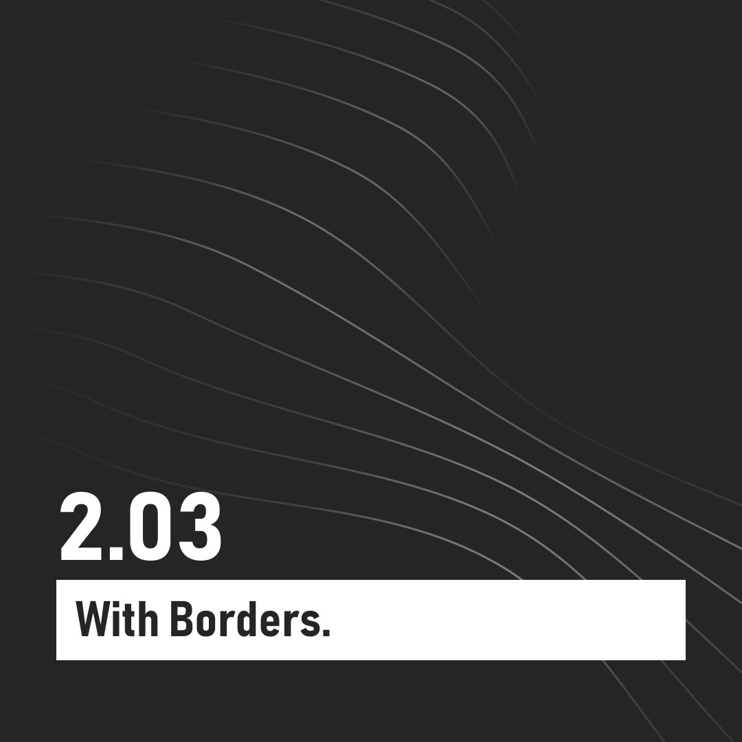 With Borders.