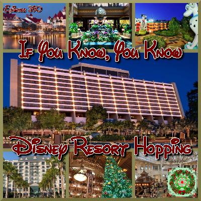 If You Know, You Know - Disney Resort Hopping