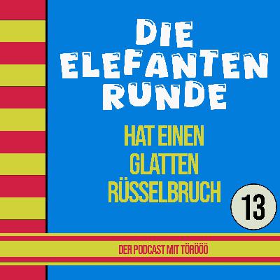 13- Die Elefantenrunde hat einen glatten Rüsselbruch (... im Krankenhaus)