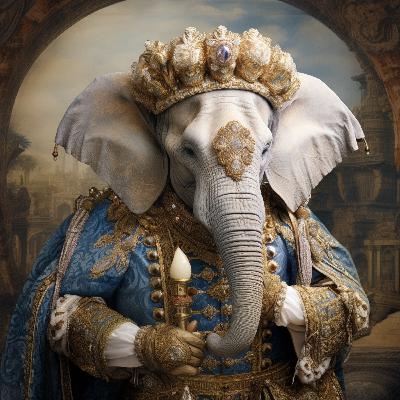 🐘👑 El Elefante Diplomático: Un Regalo Real Inolvidable 🐘👑 El Elefante Diplomático: Un Regalo Real Inolvidable