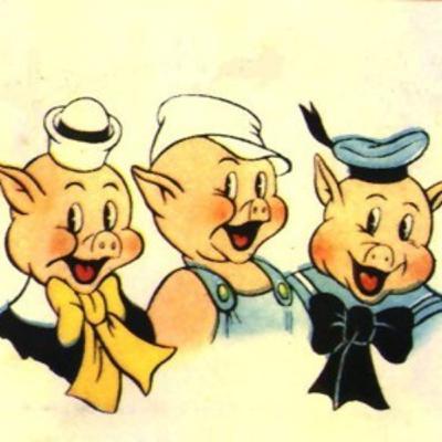 Três Porquinhos por Sr Almondega e Jujuba