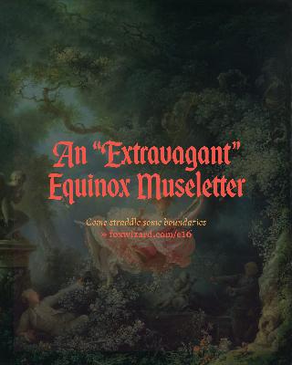 e16 // An extravagant equinox e16 // An extravagant equinox