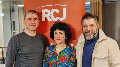 Romain Lagarde et Jean-Marie Rousso, acteurs, auteurs et metteurs en scène des pièces Big Bang Circus et Les Temeraires