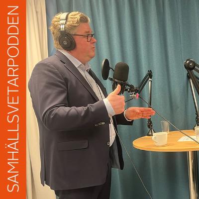 Justitieminister Gunnar Strömmer i Samhällsvetarpodden