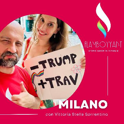Milano, con Vittoria Stella Sorrentino
