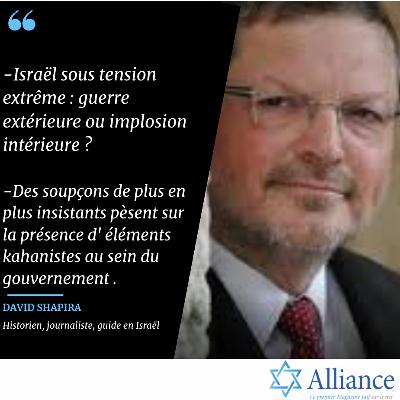 David Shapira au micro de Claudine Douillet