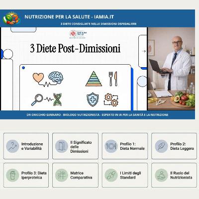 #134-26 3 DIETE CONSIGLIATE NELLE DIMISSIONI OSPEDALIERE #134-26 3 DIETE CONSIGLIATE NELLE DIMISSIONI OSPEDALIERE
