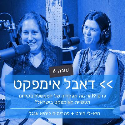 פרק 19: מה תפקידה של הממשלה בקידום תעשיית האימפקט בישראל