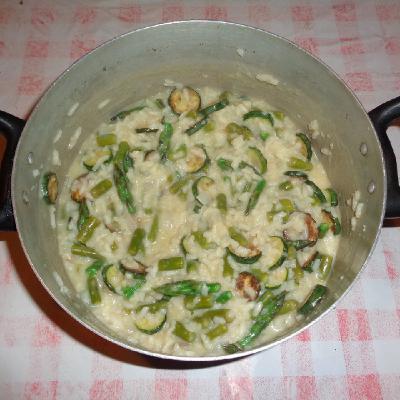 Risotto Con Gli Asparagi E Le Zucchine
