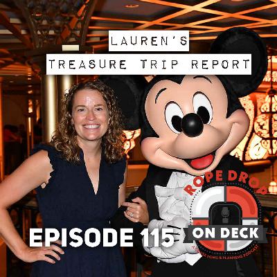 RDOD 115: All Aboard the Disney Treasure: Lauren’s Trip Report