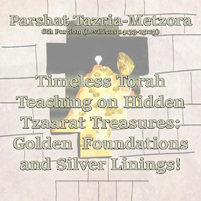 Teaching on Hidden Tzaarat Treasures: Golden  Foundations and Silver Linings!