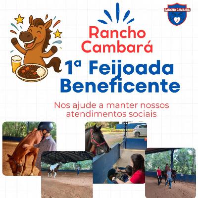 Feijoada beneficente em prol de atendimentos sociais de equoterapia