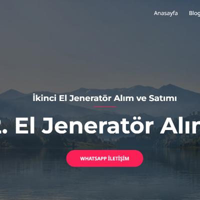 2. El Jeneratör - İkinci El Jeneratör