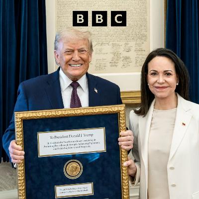 Machado gives Trump her Nobel Peace Prize medal Machado gives Trump her Nobel Peace Prize medal