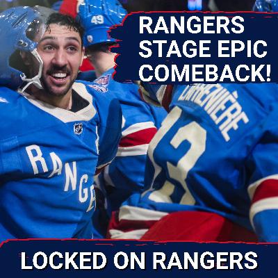 J.T. Miller is CAPTAIN CLUTCH as the Rangers stage THRILLING comeback win over Montreal!!