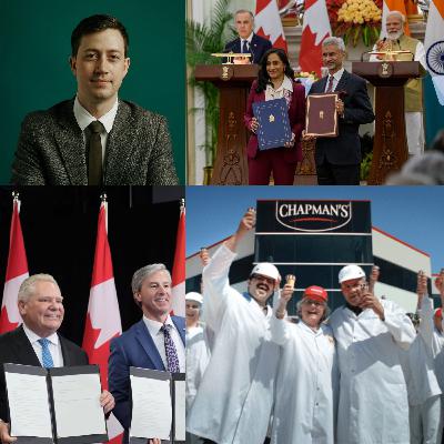 Epic Fury & Carbon Tax Cost Shocks,  Canada–India-Australia Trade Bump, Elbows Up Alcohol Anniversary and guest Gavin Schneider, CEO & Co-Founder of Maia Farms