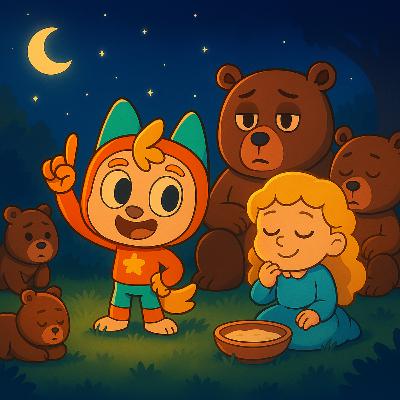 Nuton & Lola Visit Goldilocks and the Three Bears - Relaxing Bedtime Stories for Kids