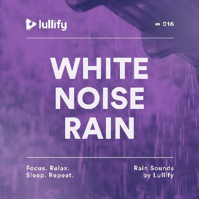 White Noise Rain - 1 Hour of Rainfall for Winding Down | Rain Sounds by Lullify | ∞ 016