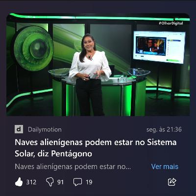 Naves Alien podem estar no sistema solar, diz Pentágono. Naves Alien podem estar no sistema solar, diz Pentágono.