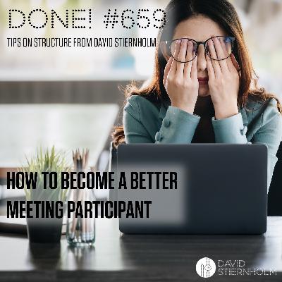 How to become a better meeting participant How to become a better meeting participant