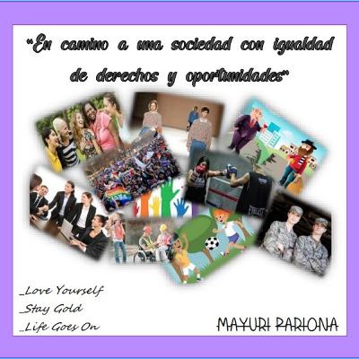 "CAMINO A UNA SOCIEDAD CON IGUALDAD DE RERECHOS Y OPORTUNIDADES"