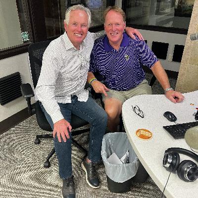 University of MN Coach Glen Mason joins Joel Heitkamp in the KFGO studio