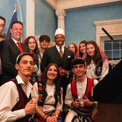 Eric Adams Is in Albania, the Albania of New York City
