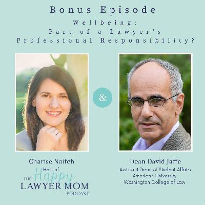 BONUS EPISODE: Is Wellbeing Part of a Lawyer's Professional Responsibility?