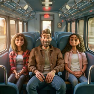 GKZ cortos - entrevista en el tren