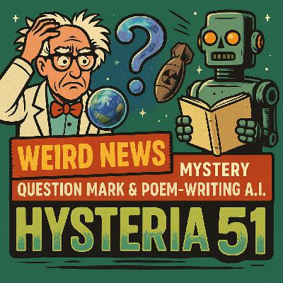 Space Mystery & Weaponized AI Poetry: Weird News on Hysteria 51 | 460 Space Mystery & Weaponized AI Poetry: Weird News on Hysteria 51 | 460