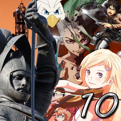 TOP 10 (ou mais) animes para quem não vê animes (parte 1) - #10 Podcast PDMDA