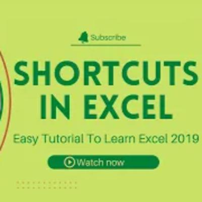 10 shortcuts in Excel | BPA Educators | ms excel 2019 | learn excel