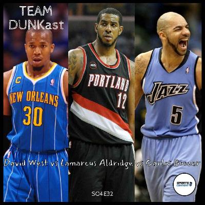 David West vs Lamarcus Aldridge vs Carlos Boozer