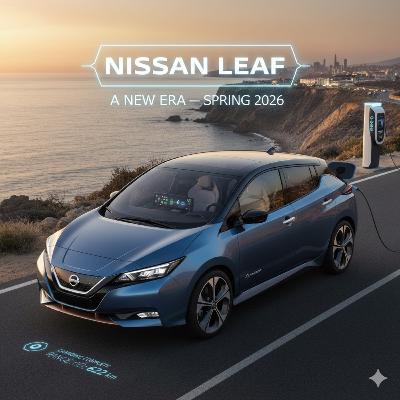 The Third Generation Nissan Leaf Crossover Coupé