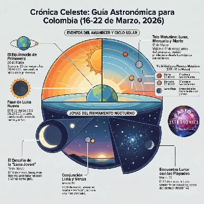 95 - Semana 12 de 2026: Guía Semanal del Cielo: Marzo 16 al 22