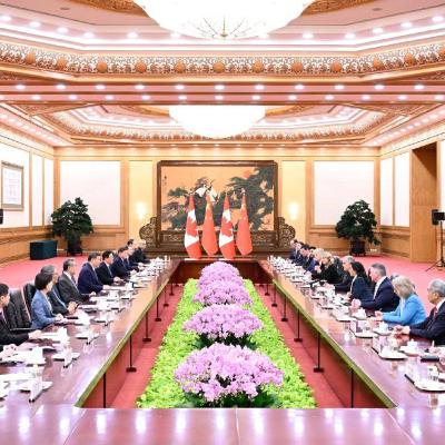 Leaders of China, Canada call for new bilateral strategic partnership
