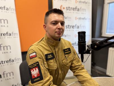mł. kpt Adam Romas, rzecznik prasowy KM PSP w Piotrkowie mł. kpt Adam Romas, rzecznik prasowy KM PSP w Piotrkowie