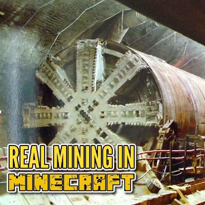 Real Mining in Minecraft: Tunnel Bores