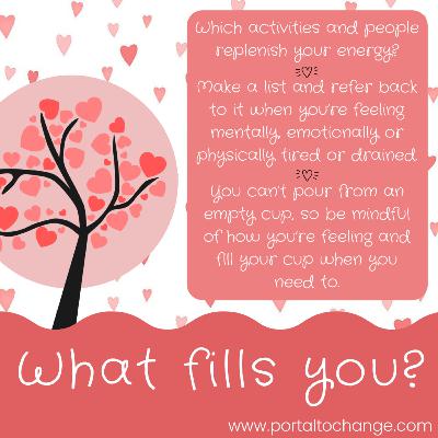 What fills you?