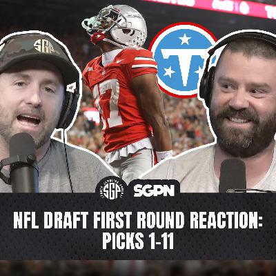NFL Draft First Round Reaction: Picks 1-11 (Ep. 2547)