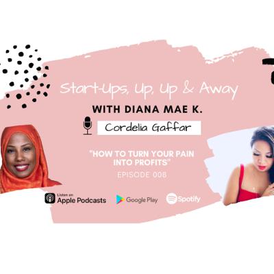 “How to turn pain points into profits,” with Guest Host, Cordelia Gaffar