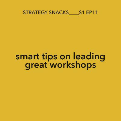 Expert tips on running successful workshops